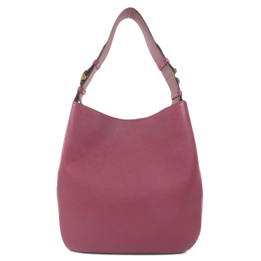 Burberry Hobo Leather Bag Shoulder Black